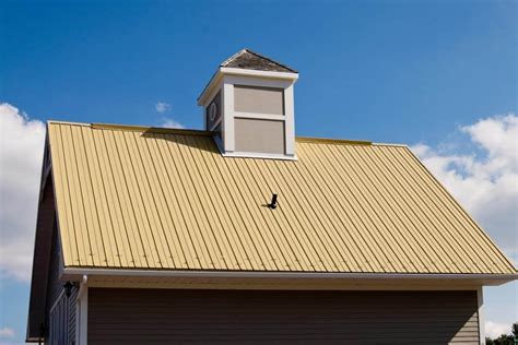 yellow metal roofing